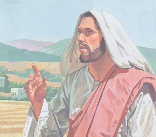 Jesus talking