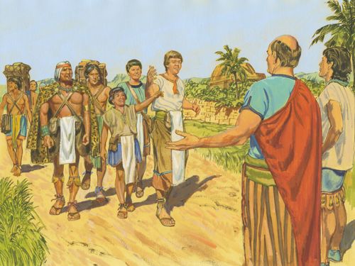 people of Ammon and Nephites of Zarahemla