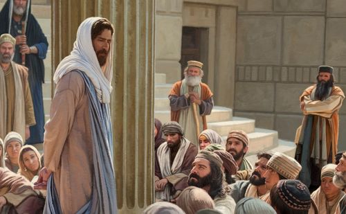 Jesus teaching others