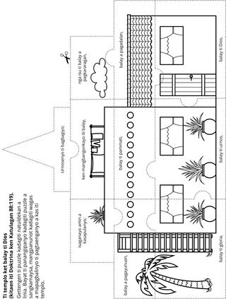 panid ti aktibidad: ti templo ti balay ti Dios