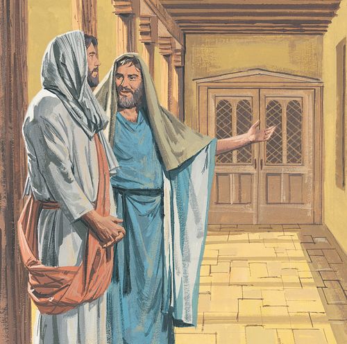 lelaki bercakap kepada Yesus