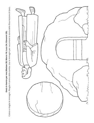 pagina delle attività: Gesù è risorto per me