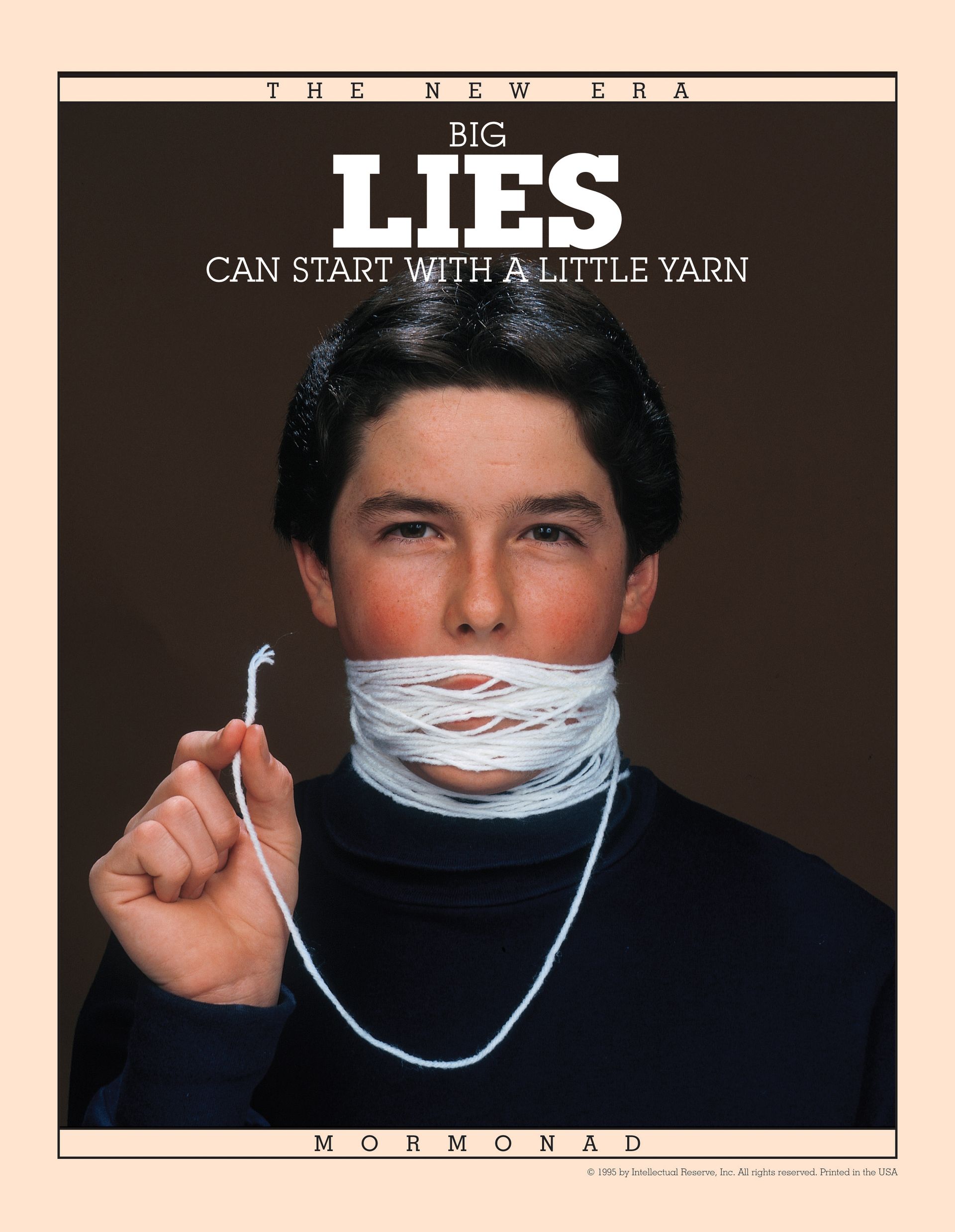 Big Lies Can Start with a Little Yarn. May 1984 © undefined ipCode 1.