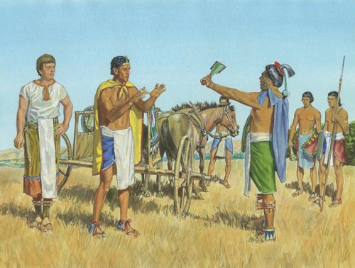 Lamoni, Ammon, and Lamoni’s father