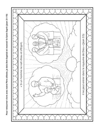 page d’activité : je dois me faire baptiser et confirmer