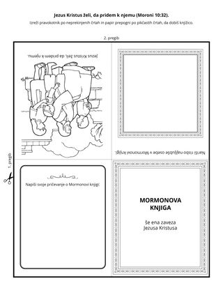 Stran z dejavnostjo: Mormonova knjiga uči o Jezusu Kristusu