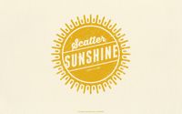 scatter sunshine wallpaper