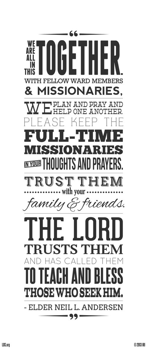lds missionary quotes
