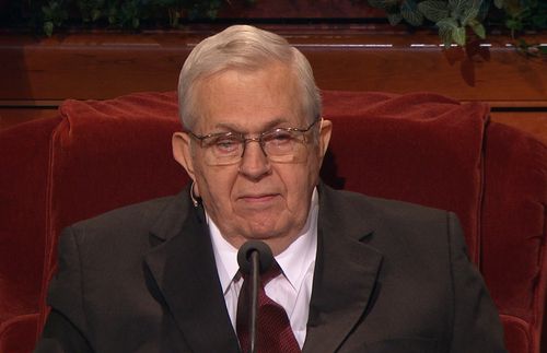 President Packer speaking