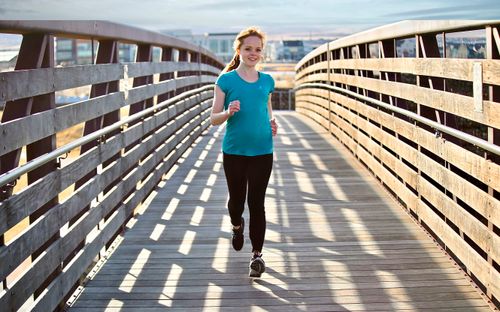 woman running