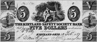 Kirtland Safety Society currency