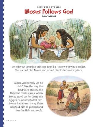 story of Moses, page 1