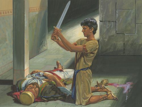 Nephi killing Laban