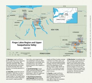 Finger Lakes map