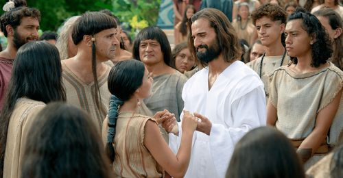 Isus Hristos îi vizitează pe nefiți.
