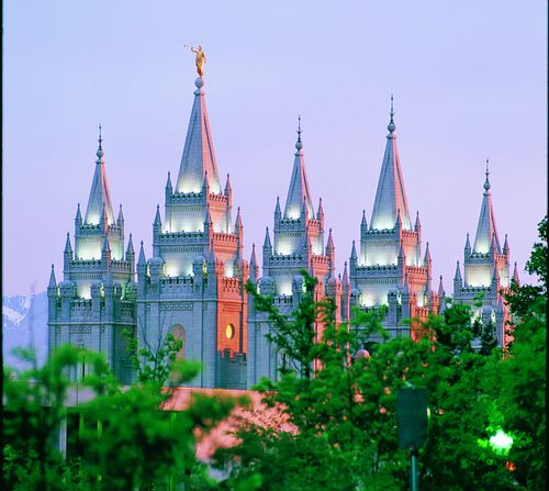 Salt Lake Temple spires