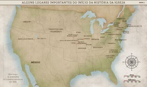 Mapa 2: Alguns lugares importantes do início da história da Igreja