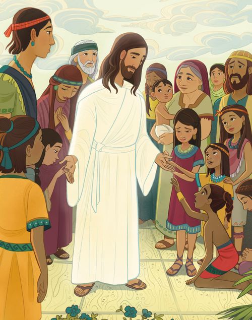 Jesus Christ with children in the Americas