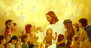 Jesus blessing the children