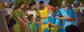 people with Benjamin and Mosiah