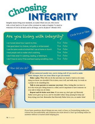 Choosing Integrity