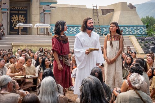 Christ teaches of the gathering of Israel in the Latter Days to the Nephites.