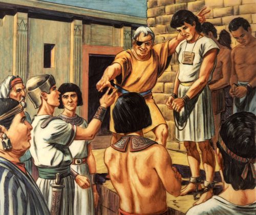 Joseph being sold