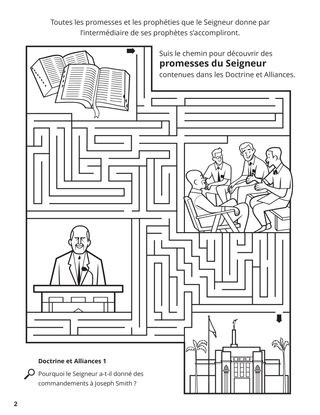 Doctrine, Covenants, and Commandments coloring page