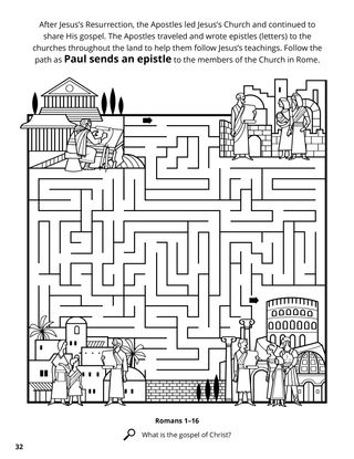 The Apostles Epistles coloring page