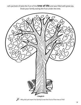 The Tree of Life coloring page