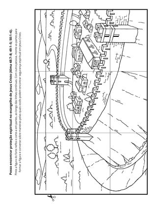 página de atividades: O evangelho me protege espiritualmente