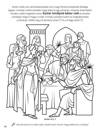 Esther coloring page