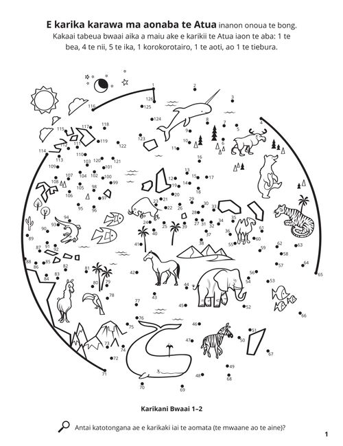 The Creation coloring page