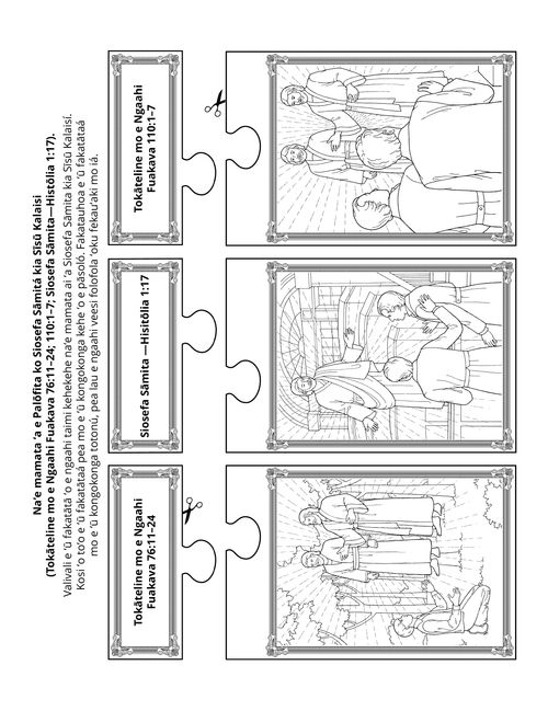 peesi ʻekitivitií: Naʻe mamata ʻa Siosefa Sāmita kia Sīsū Kalaisi