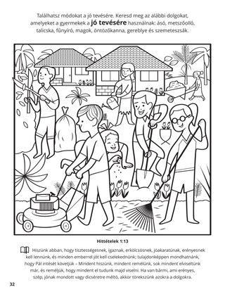 Thirteenth Article of Faith coloring page