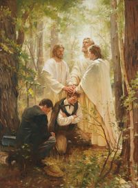 Peter, James, John ordaining Joseph Smith