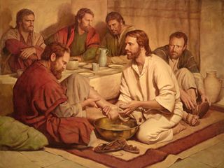 Jesus washing Apostles’ feet