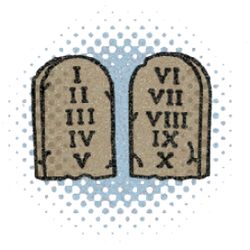 Ten Commandments tablets