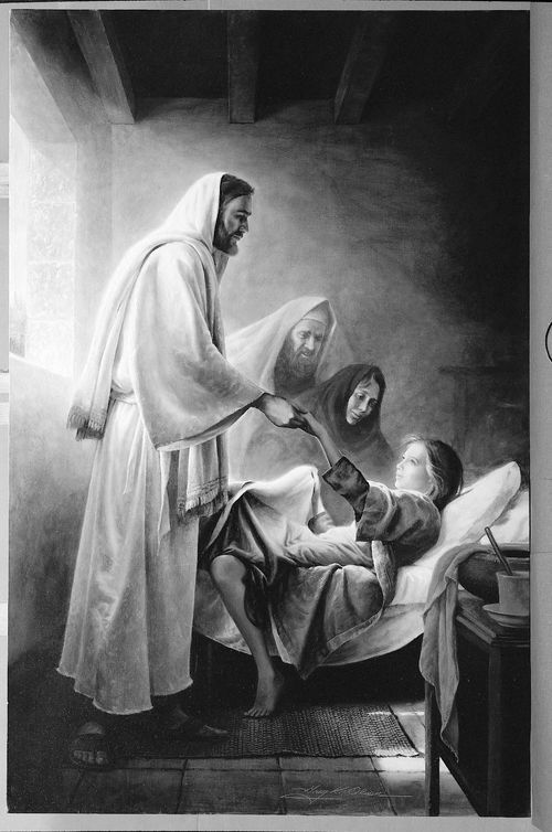 Jesus healing child