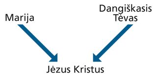 Jėzaus Kristaus kilmės diagrama