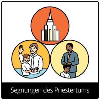 Symbol für Evangeliumsbegriff: Segnungen des Priestertums