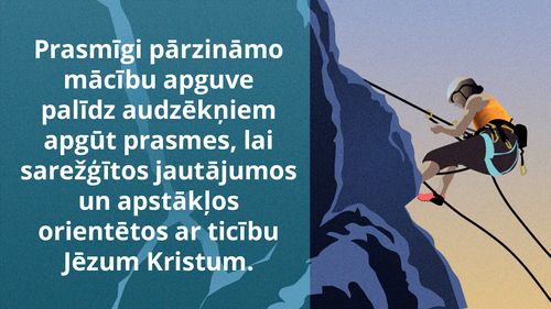 Prasmes pārvarēt izaicinājumus, attēls