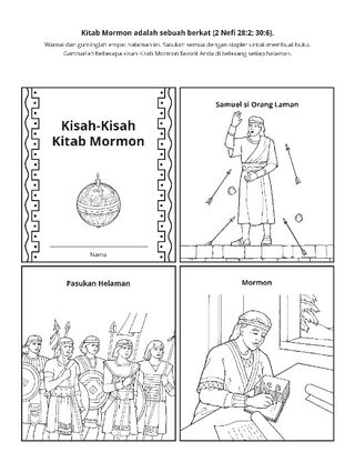 halaman kegiatan: kisah-kisah dalam Kitab Mormon mengajarkan tentang Kristus