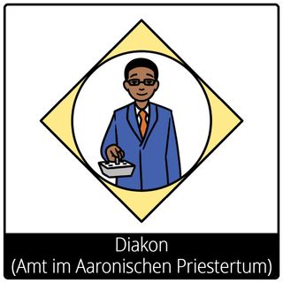 Symbol für Evangeliumsbegriff: Diakon (Amt im Aaronischen Priestertum)