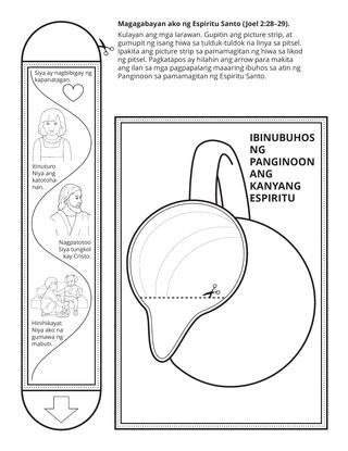 pahina ng aktibidad: Maaari akong gabayan ng Espiritu Santo.