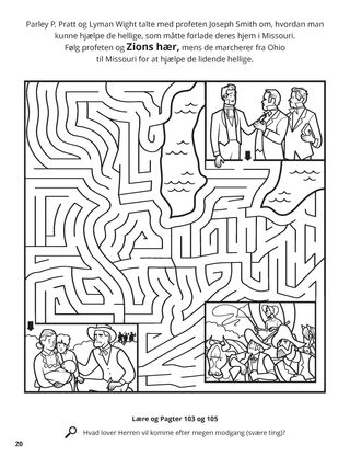 Zion’s Camp coloring page