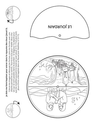 page d’activité : Je dois me faire baptiser pour entrer dans le royaume des cieux.