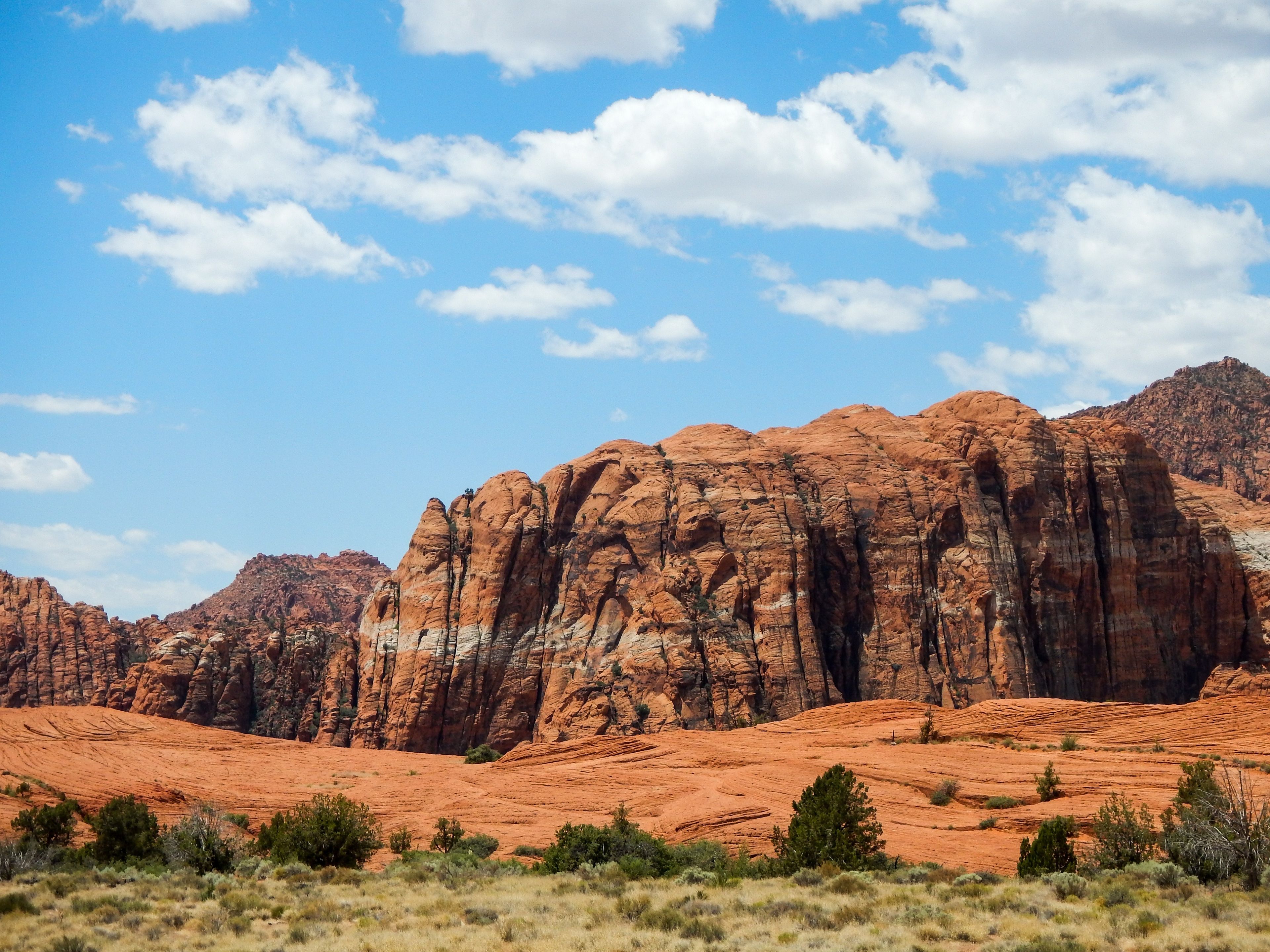Rock formations at Snow Canyon State Park in southern Utah.