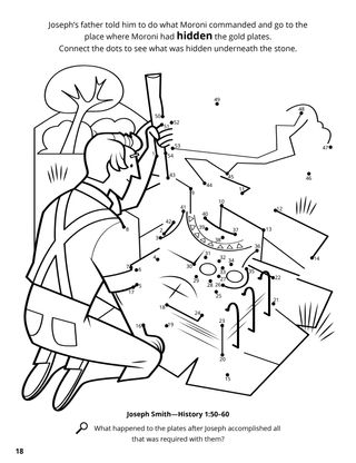 The Gold Plates coloring page