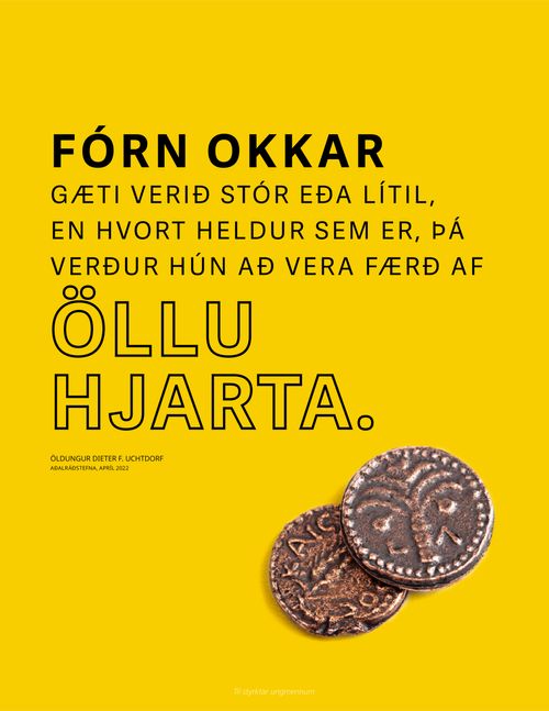 veggspjald af eyri ekkjunnar